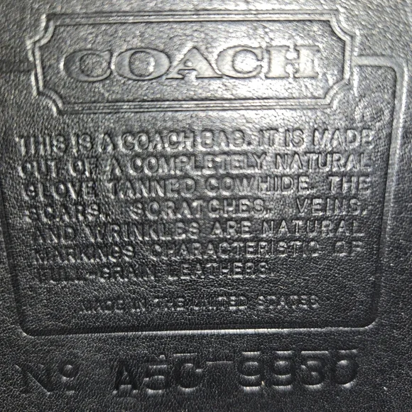 COACH 1995 Murphy #9930 Bag Black Rare Made in USA W/ Hang Tag Vintage - Picture 5 of 16